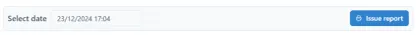 Issue report button